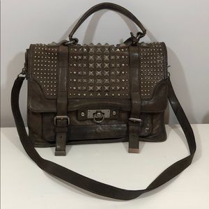 Cameron Studded Satchel Crossbody